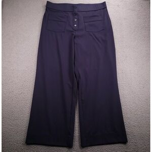 HALARA Pants Size 2X Navy Blue Daystretch High Waist Straight Leg Casual